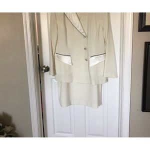 Justin Taylor skirt and jacket suit